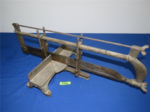 Alte gusseisen gehrungssäge - alte,