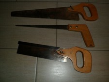 3 alte Handsägen Handsäge