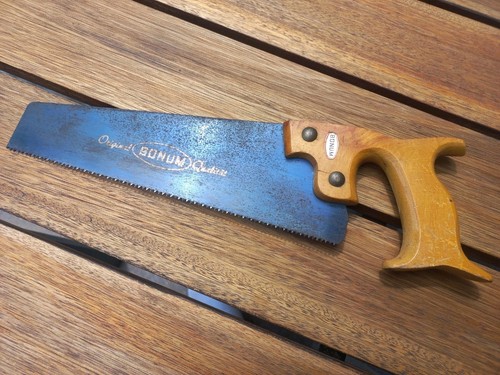 Alte vintage handsäge bonum - handsäge,