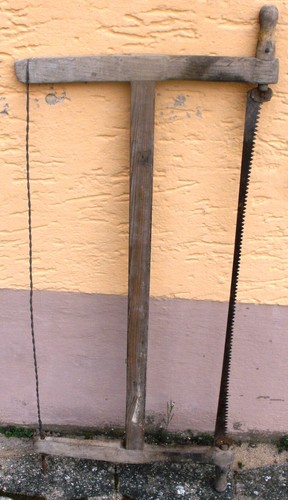 Alte zimmermannsäge - alte,